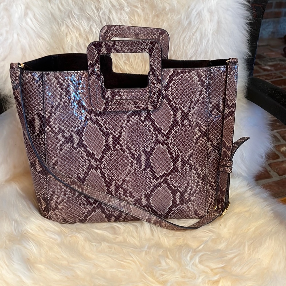 Staud leather Shirley tote bag